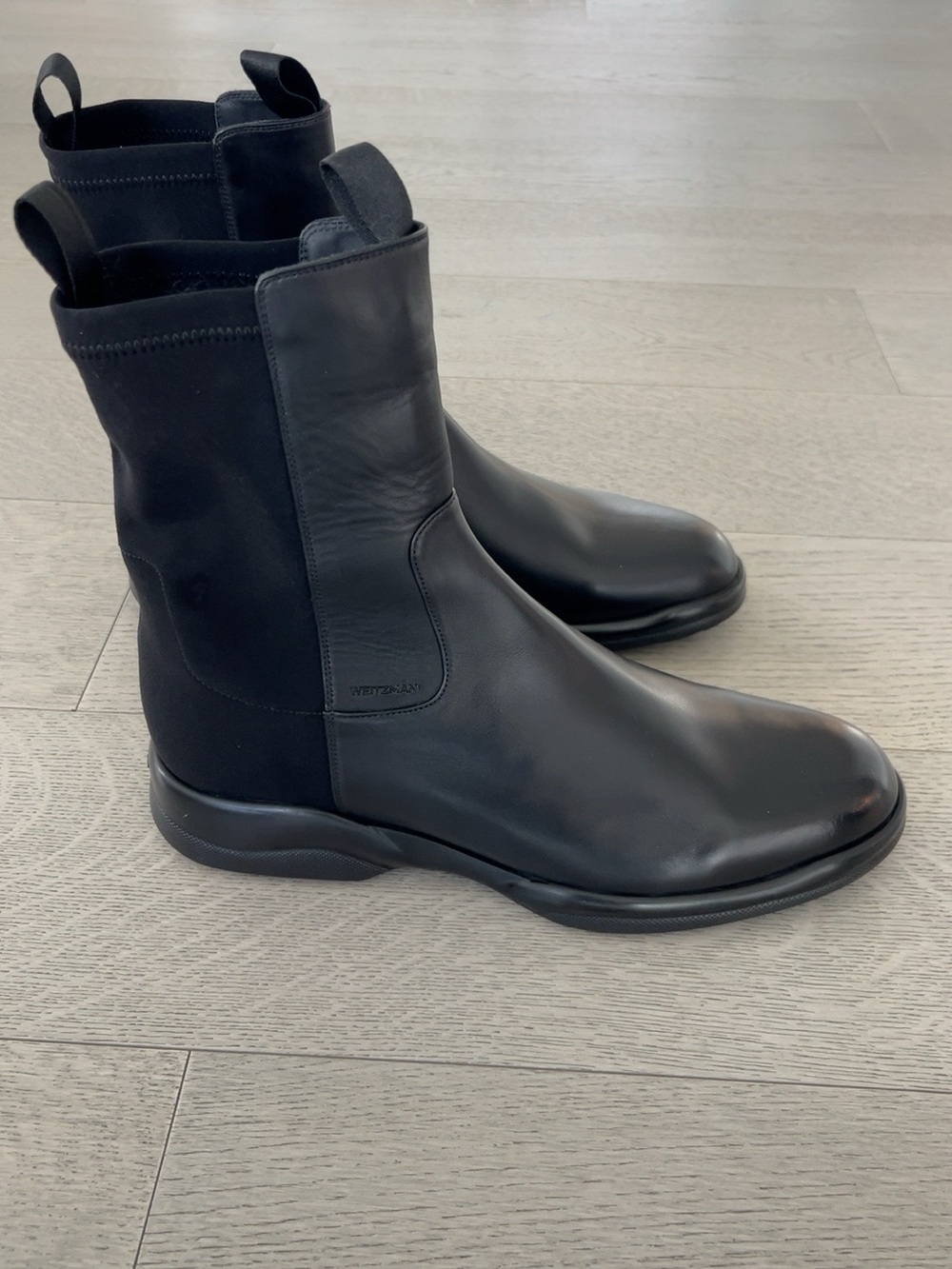 Stuart Weitzman Cyrus Men’s Black Leather Boots | US 11 | New in Box - Picture 6 of 11